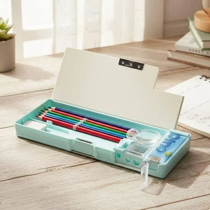 Magnetic pencil box